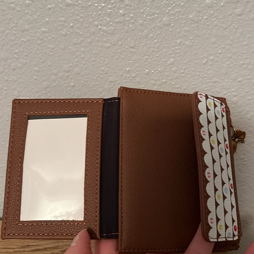 Betsey Johnson Brown Gingerbread House Wallet - Picture 3 of 4